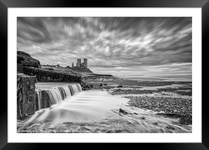 Reculver Towers Outflow Framed Mounted Print by Paul Martin