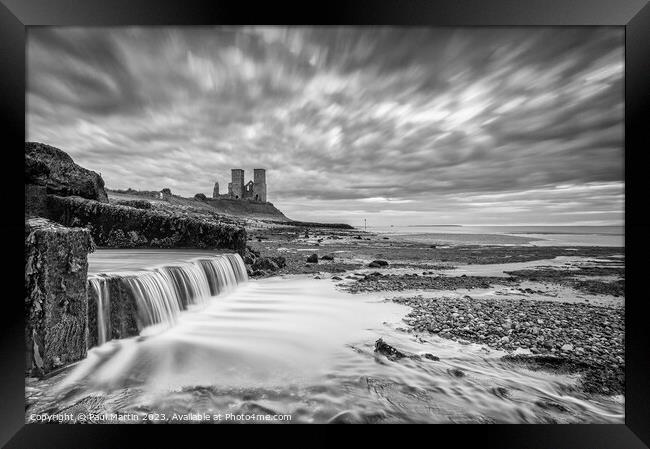 Reculver Towers Outflow Framed Print by Paul Martin