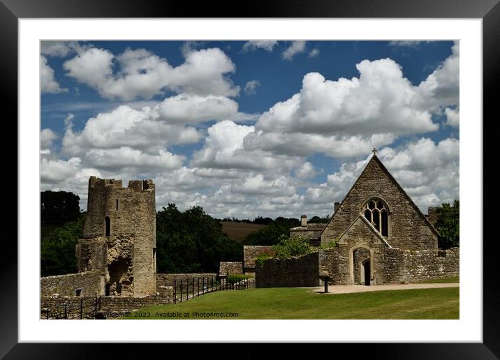Farleigh Hungerford Castle Framed Mounted Print by Peter Wiseman