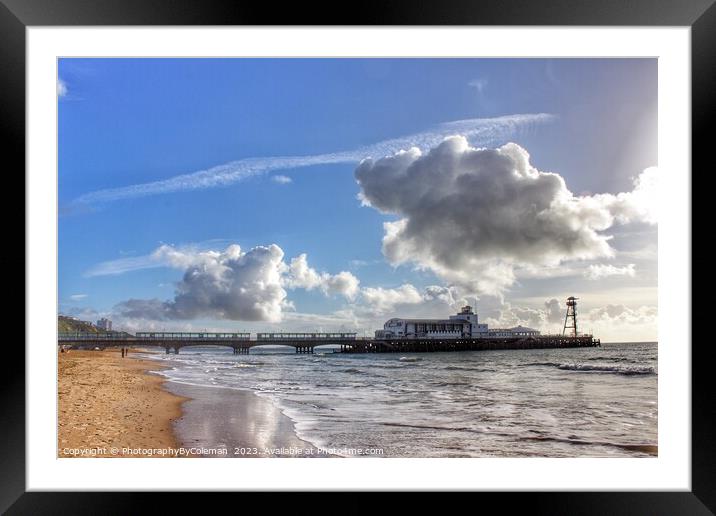 Bournemouth Peir Framed Mounted Print by PhotographyByColeman 