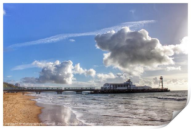 Bournemouth Peir Print by PhotographyByColeman 