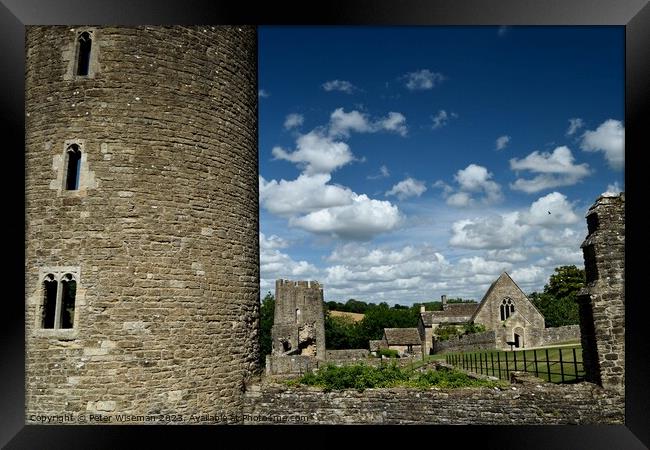 Farleigh Hungerford Castle Framed Print by Peter Wiseman