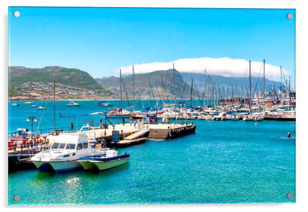 Jetty and Harbour of Simon’s Town Acrylic by Fabrizio Troiani