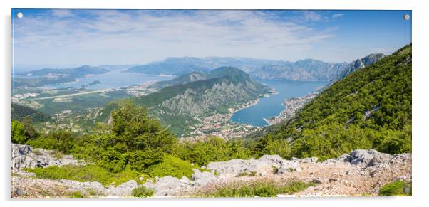 Views of Kotor from Kotor Serpentine Acrylic by Jason Wells