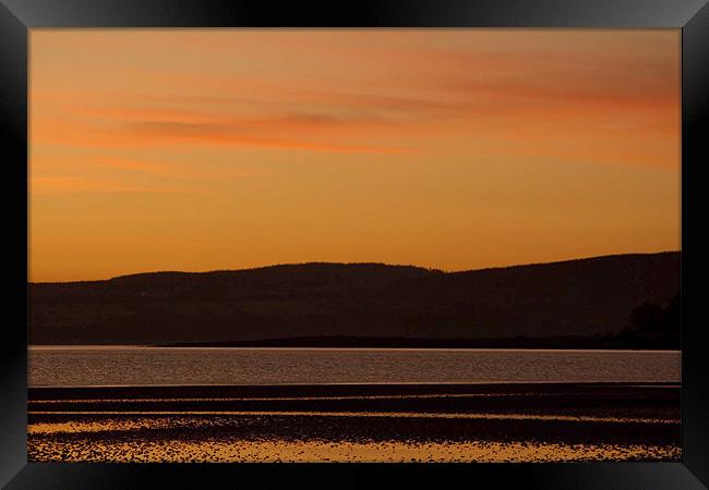 Sunset Isle of Bute Scotland Framed Print by Tim O'Brien