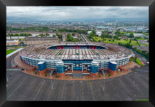 Hampden Park Aerial View Framed Print by Apollo Aerial Photography