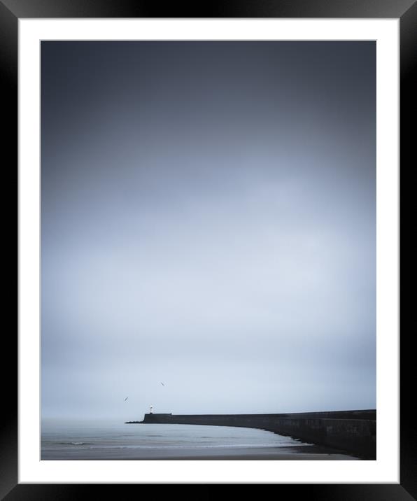 Newhaven Harbour  Framed Mounted Print by Mark Jones