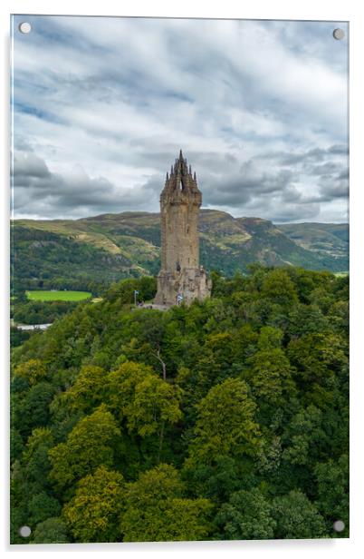 The Wallace Monument Acrylic by Apollo Aerial Photography