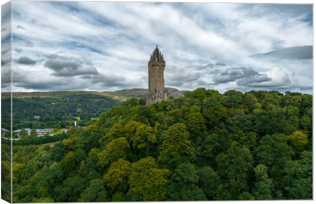 The Wallace Monument Canvas Print by Apollo Aerial Photography