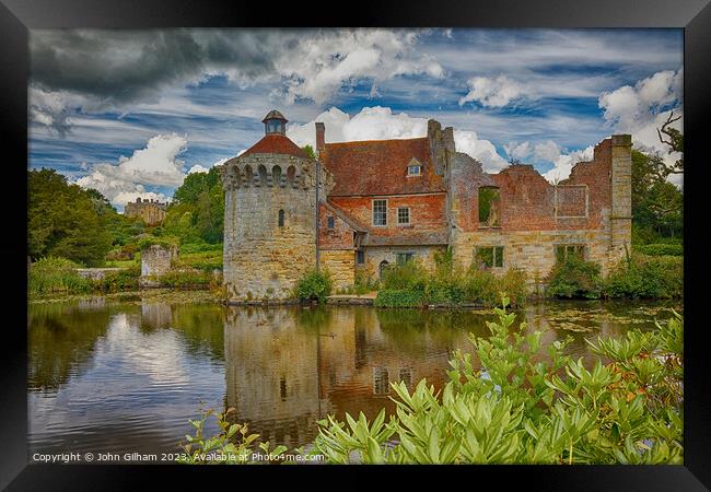 Scotney Castle Lamberhurst Kent England UK Framed Print by John Gilham