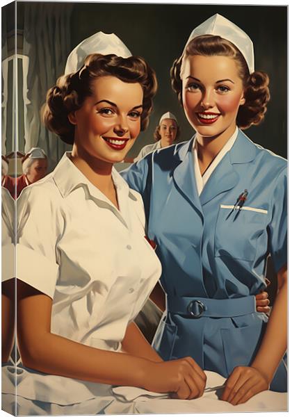 Nurses  Canvas Print by CC Designs