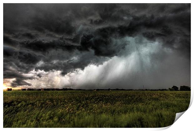 Oklahoma Storm Print by Mark Pritchard