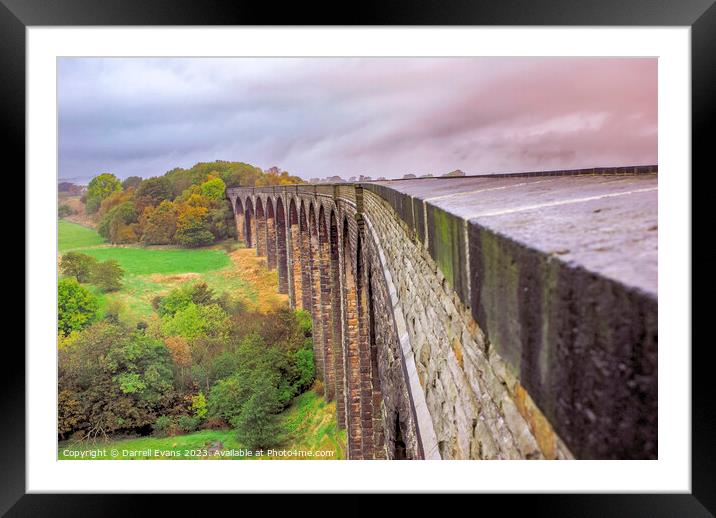 Hewenden Viaduct Framed Mounted Print by Darrell Evans