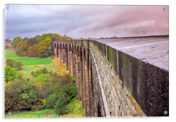 Hewenden Viaduct Acrylic by Darrell Evans