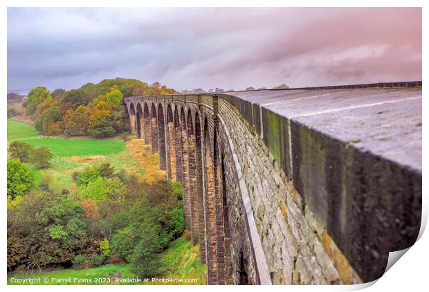 Hewenden Viaduct Print by Darrell Evans