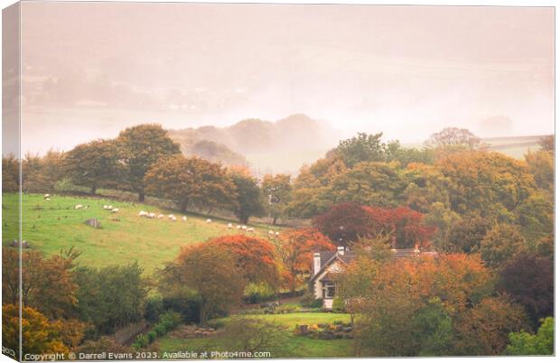 Living in the Mist Canvas Print by Darrell Evans