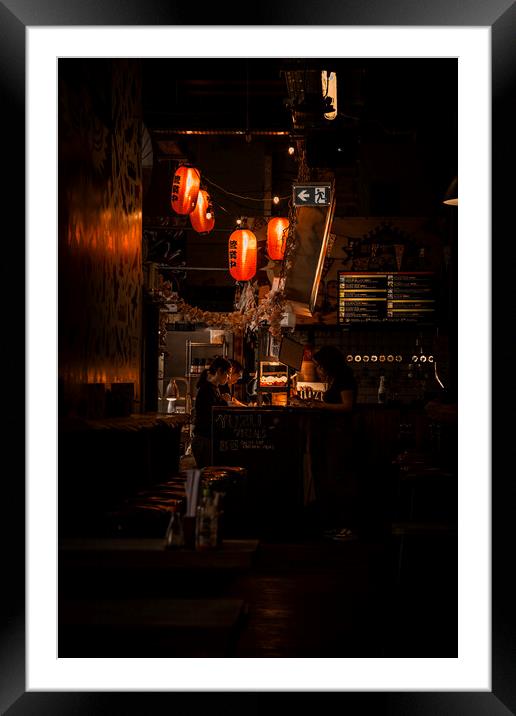 Street food Feels Framed Mounted Print by Andrew Cartledge