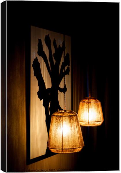 Warm Lights Canvas Print by Andrew Cartledge