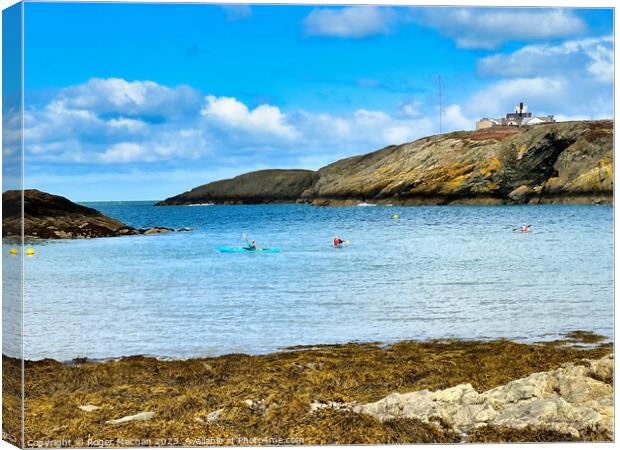 Point Lynas Anglesey North Wales  Canvas Print by Roger Mechan