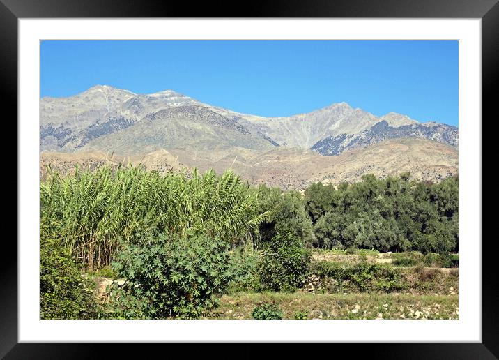 Wet and dry, High Atlas, Morocco Framed Mounted Print by Paul Boizot