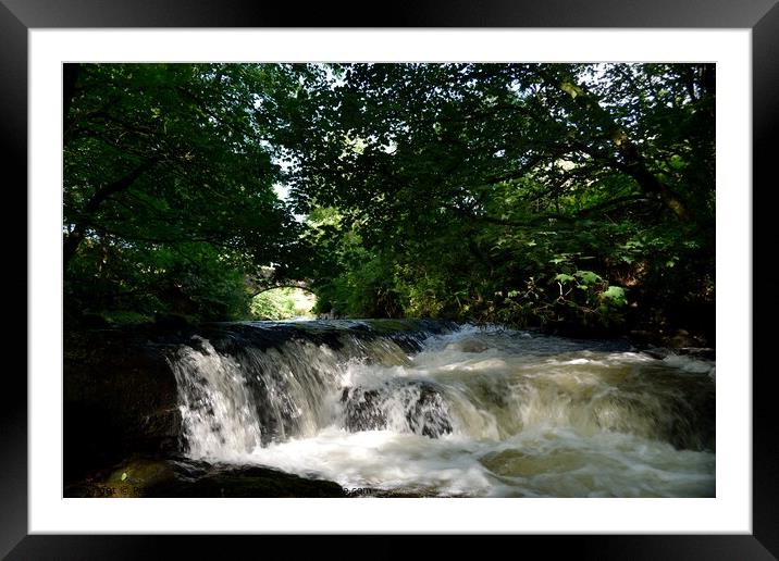 The river Cold Beck at Caldbeck, Cumbria. Framed Mounted Print by Peter Wiseman