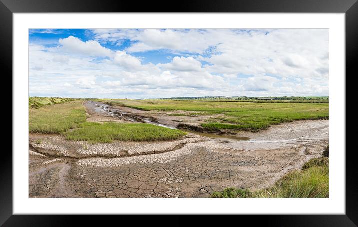 Mud flats at Titchwell Framed Mounted Print by Jason Wells
