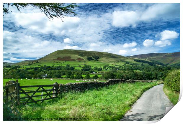Edale Landscape  Print by Alison Chambers