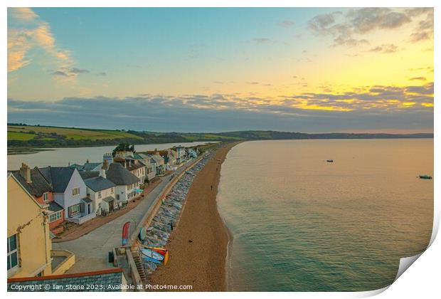 Slapton Sands Print by Ian Stone