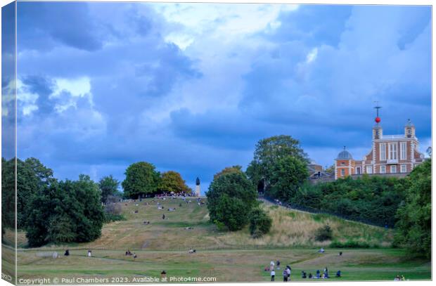 Greenwich Park Greater London Canvas Print by Paul Chambers