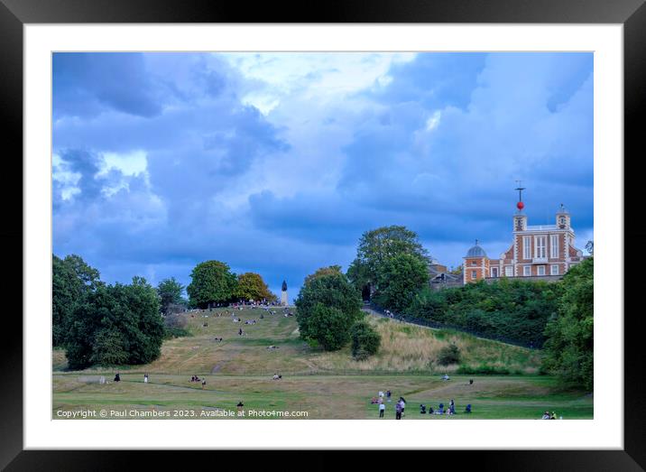 Greenwich Park Greater London Framed Mounted Print by Paul Chambers