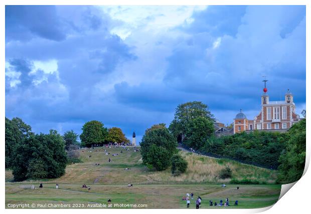 Greenwich Park Greater London Print by Paul Chambers