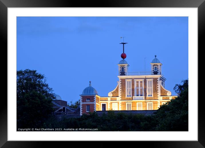 Iconic Architecture of Greenwich, London Framed Mounted Print by Paul Chambers