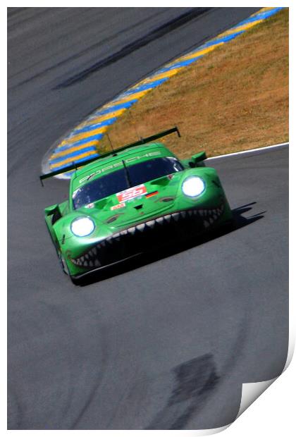 Porsche 911 RSR Sports Motor Car Print by Andy Evans Photos