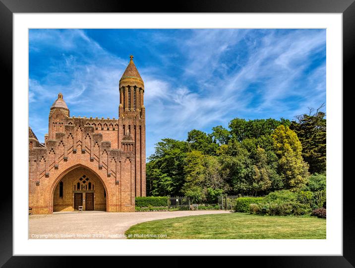 Quarr Abbey on the Isle of Wight on a sunny day Framed Mounted Print by Robert Mowat