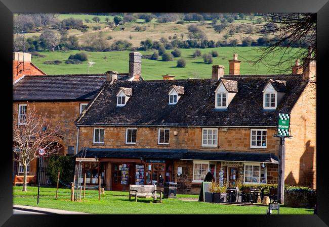 Quintessential Broadway: The Heart of Cotswolds Framed Print by Andy Evans Photos