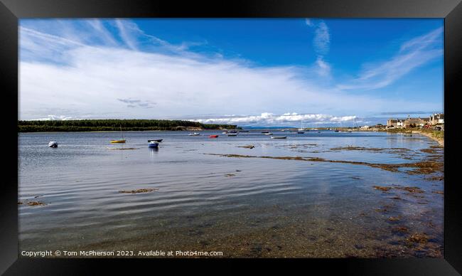  Scenic View of Findhorn Bay Framed Print by Tom McPherson