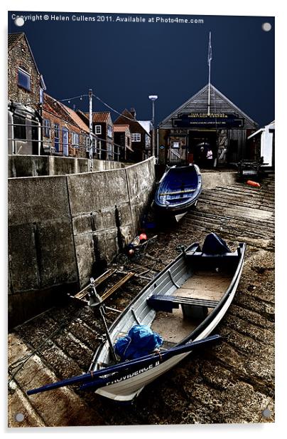 SHERINGHAM Acrylic by Helen Cullens