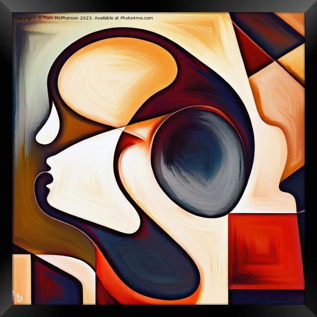 Abstract Picasso-Inspired Masterpiece Framed Print by Tom McPherson