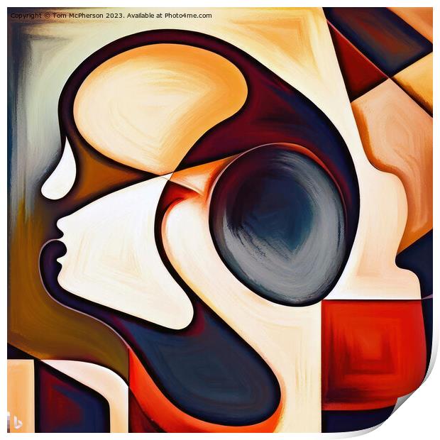 Abstract Picasso-Inspired Masterpiece Print by Tom McPherson