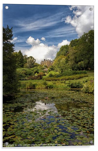 New Scotney Castle Lamberhurst Kent England UK Acrylic by John Gilham