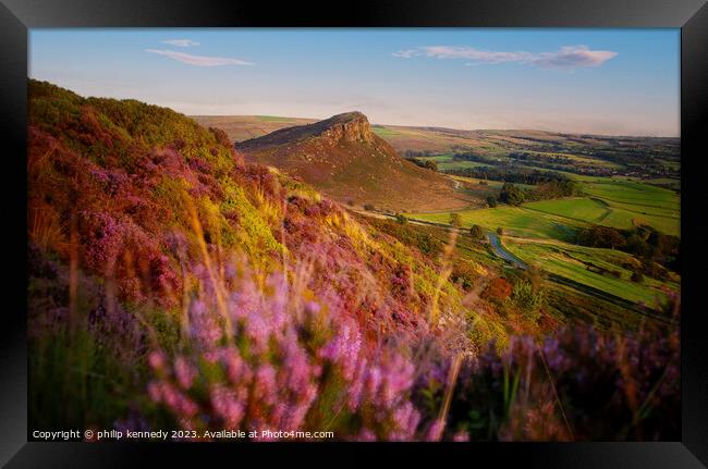 The colour of The Roaches Framed Print by philip kennedy