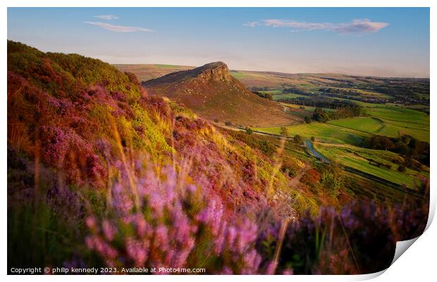 The colour of The Roaches Print by philip kennedy