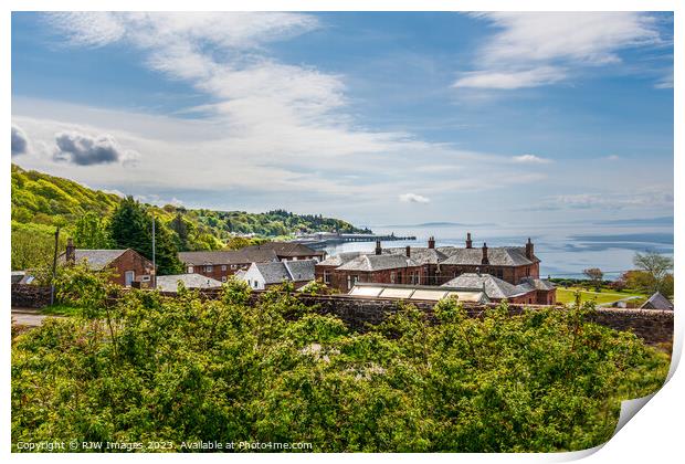 A Scenic Wemyss Bay Print by RJW Images