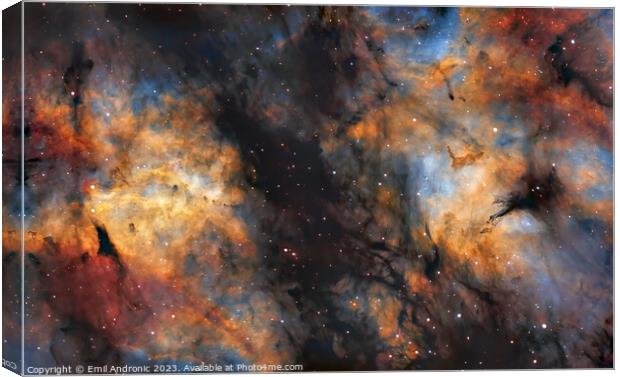 Butterfly nebula Canvas Print by Emil Andronic