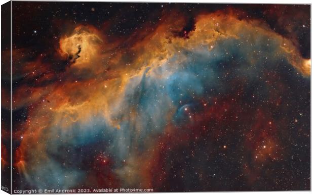 The Seagull Nebula Canvas Print by Emil Andronic