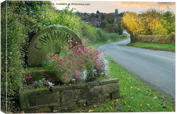 Cawthorne Barnsley  Canvas Print by Alison Chambers
