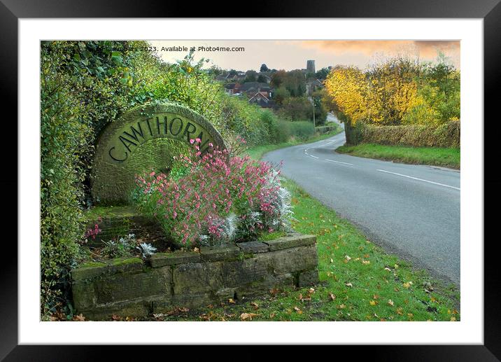 Cawthorne Barnsley  Framed Mounted Print by Alison Chambers