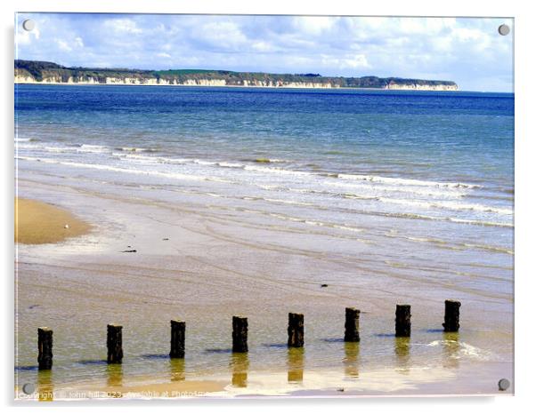 Flamborough Head's Panoramic Splendour Acrylic by john hill