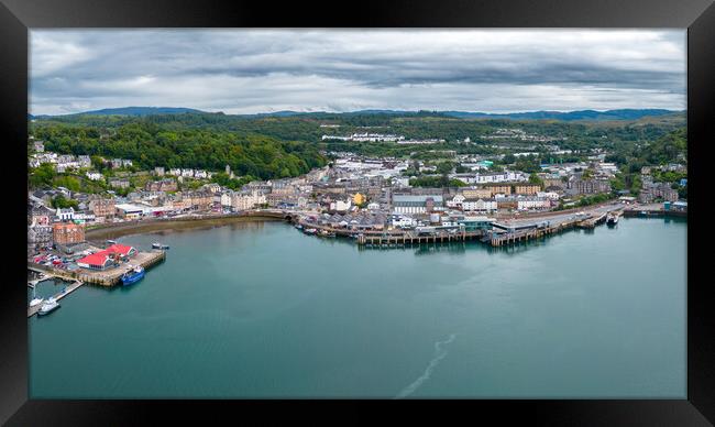 Oban Harbour Framed Print by Apollo Aerial Photography