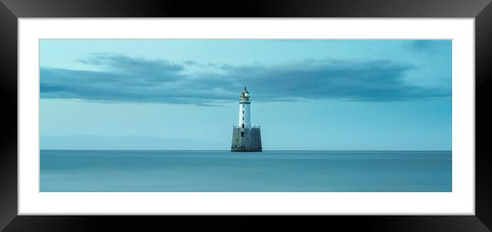 Blue Hour at Rattray Lighthouse  Framed Mounted Print by Anthony McGeever